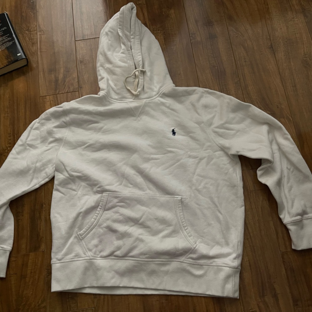 polo ralph lauren white hoodie